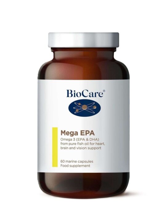BioCare Fish Oil Supplements Mega Epa Marine Capsules x 60