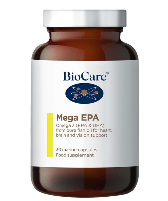 BioCare Fish Oil Supplements Mega Epa Marine x 30 Capsules