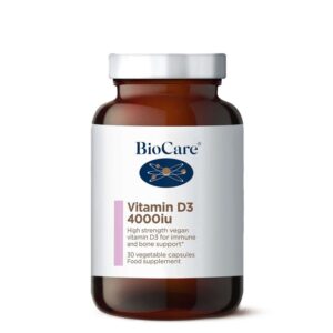 BioCare Vitamin D3 4000iu x 30 Capsules
