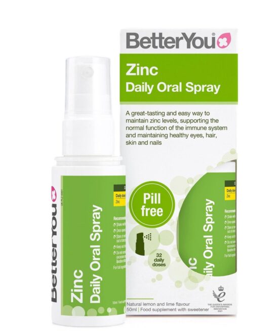 BetterYou Pill-Free Supplements Zinc Daily Oral Spray 50ml