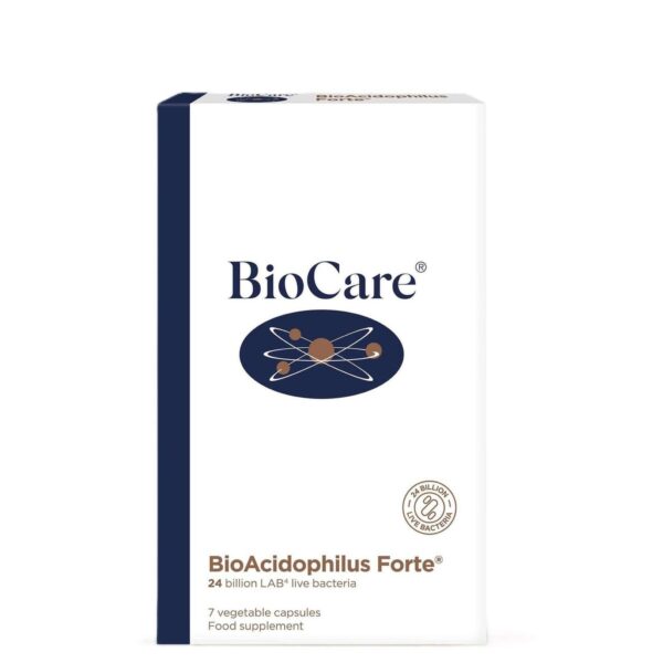 BioCare Digestion Supplements BioAcidophilus Forte x 7 Capsules