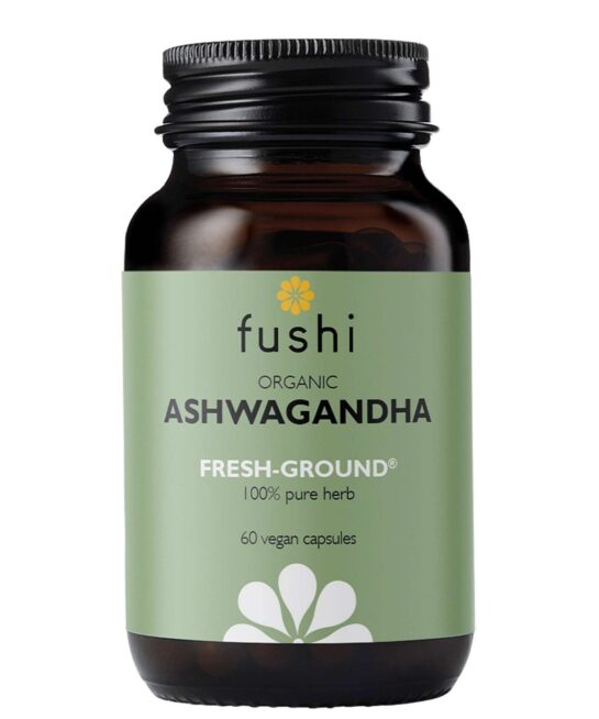 Fushi Single Herb Supplements Organic Ashwagandha x 60 Capsules