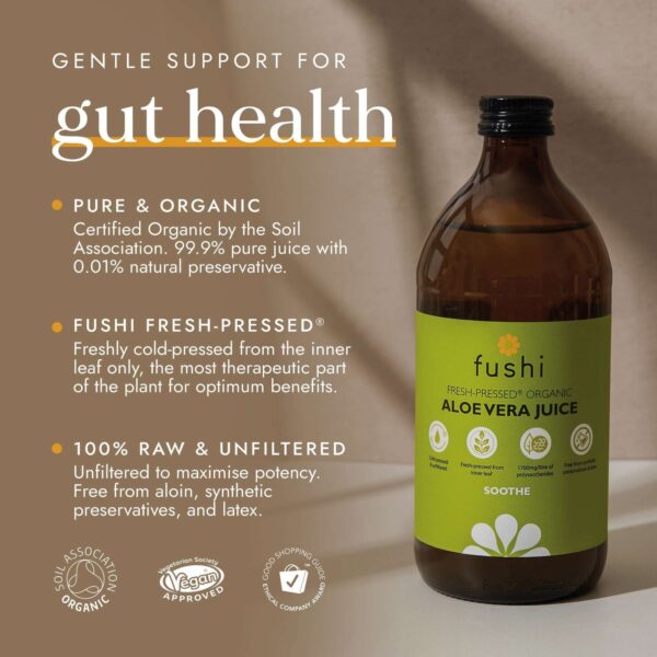 Fushi Natural Cold-Pressed Juices Organic Aloe Vera Juice 1000ml — изображение 2