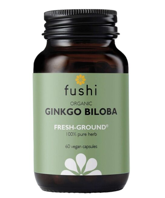 Fushi Single Herb Supplements Organic Ginkgo Biloba x 60 Capsules