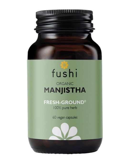 Fushi Single Herb Supplements Organic Manjistha x 60 Capsules