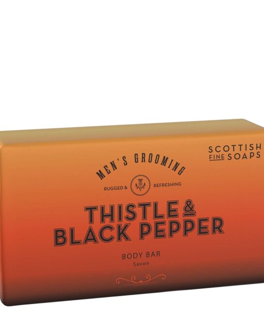 The Scottish Fine Soaps Company Thistle & Black Pepper Body Bar 220g
