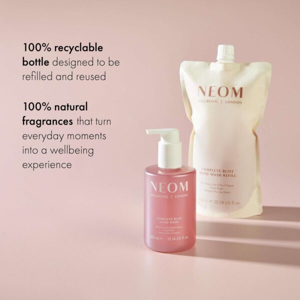 Neom Wellbeing London Scent To Calm & Relax Complete Bliss Hand Wash Refill 600ml — изображение 4