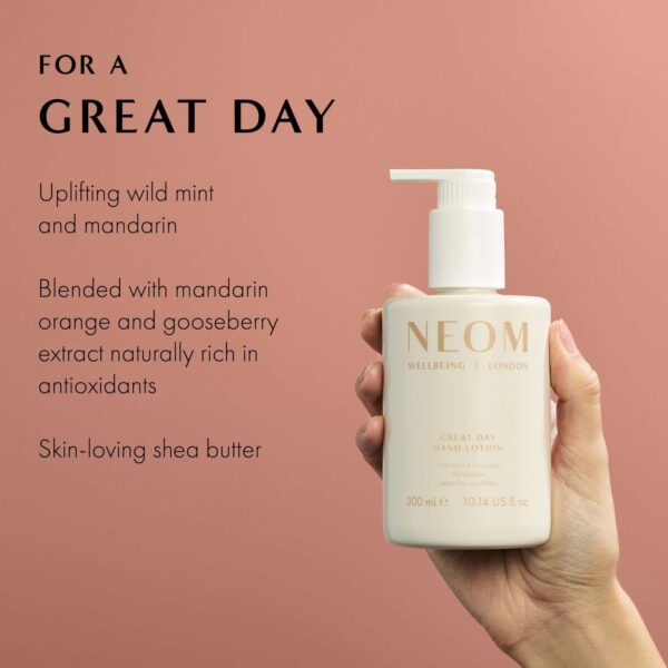 Neom Wellbeing London Great Day Hand Lotion 300ml — изображение 2