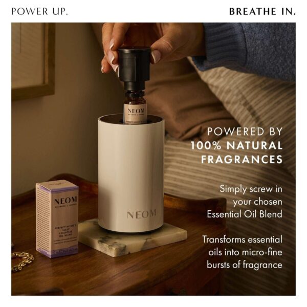 Neom Wellbeing London Pod Mini+ Waterless Essential Oil Diffuser White — изображение 9