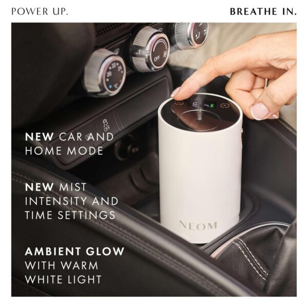 Neom Wellbeing London Pod Mini+ Waterless Essential Oil Diffuser White — изображение 10
