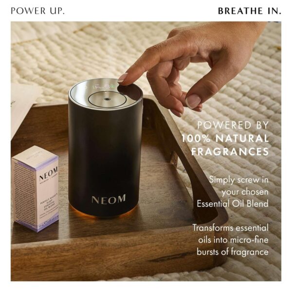 Neom Wellbeing London Pod Mini+ Waterless Essential Oil Diffuser Black — изображение 10
