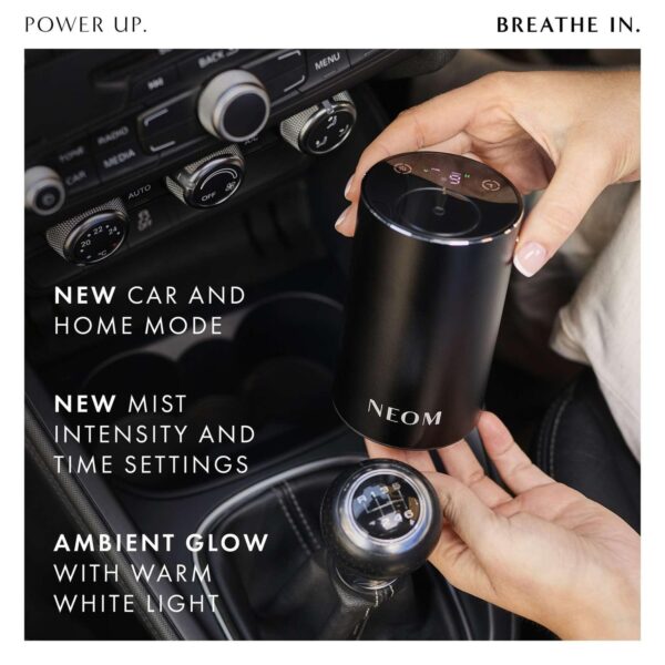 Neom Wellbeing London Pod Mini+ Waterless Essential Oil Diffuser Black — изображение 11