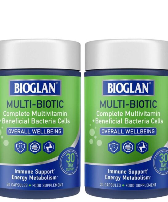 Bioglan Multi-Biotic Immune Support Energy Metabolism 2 x 30 Capsules