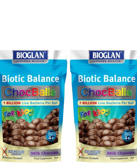 Bioglan ChocBalls For Kids Milk Chocolate 2 x 30