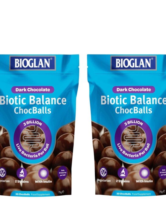Bioglan ChocBalls For Adults Dark Chocolate 2 x 30
