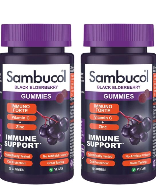 Sambucol Black Elderberry Immuno Forte Gummies 2 x 30