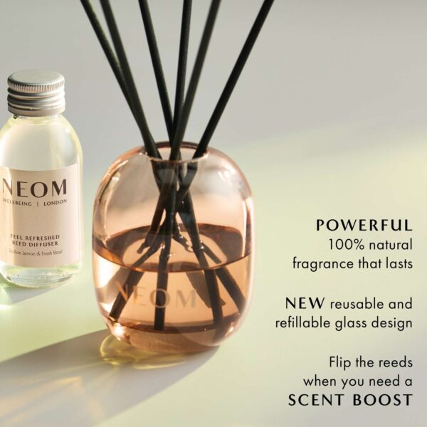 Neom Wellbeing London Scent To Boost Your Energy Feel Refreshed Reed Diffuser 100ml — изображение 5