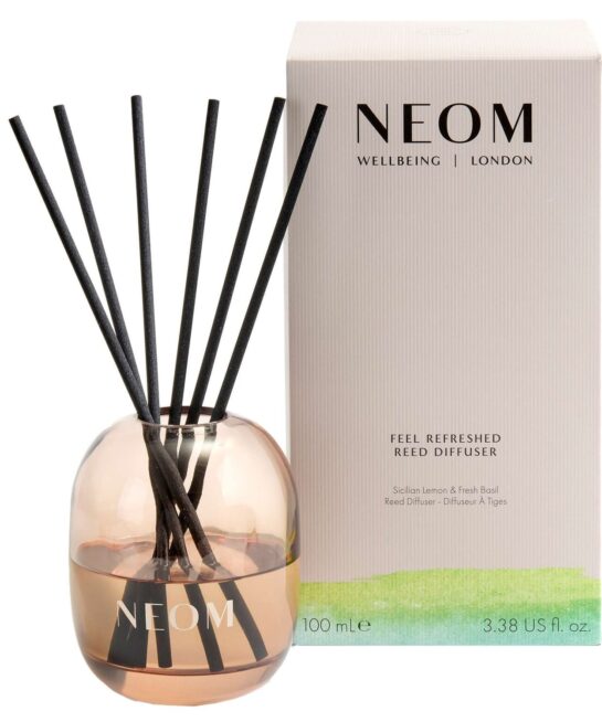 Neom Wellbeing London Scent To Boost Your Energy Feel Refreshed Reed Diffuser 100ml
