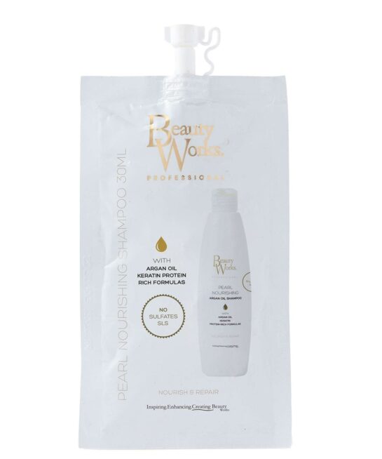 Beauty Works Pearl Nourishing Argan Oil Sulphate-Free Shampoo 30ml