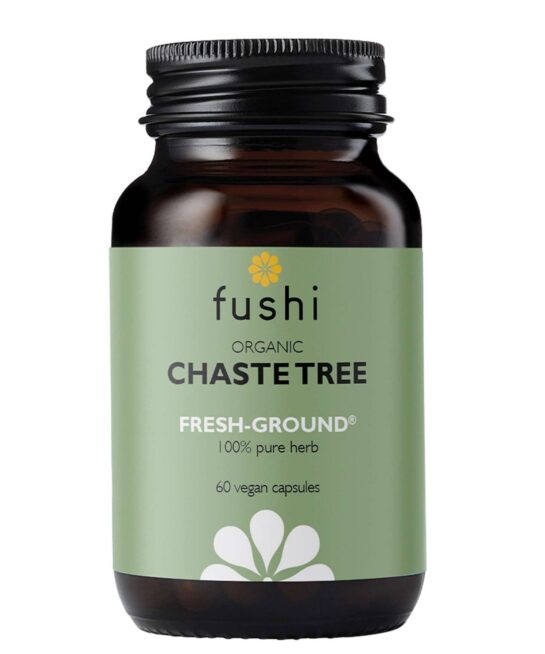 Fushi Single Herb Supplements Organic Chaste Tree x 60 Capsules