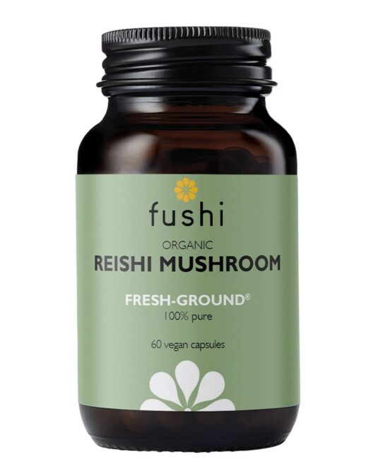 Fushi Single Herb Supplements Organic Reishi Mushroom x 60 Capsules