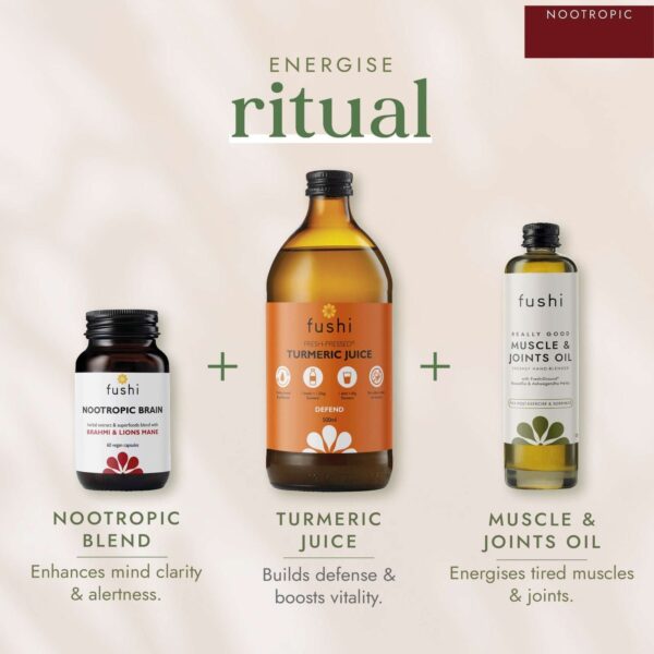 Fushi Herbal & Vitamin Blends Nootropic Brain Blend x 60 Capsules — изображение 3