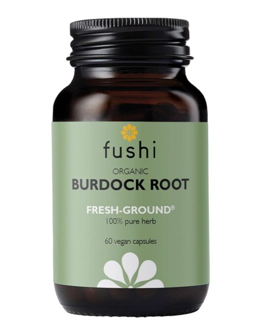 Fushi Single Herb Supplements Organic Burdock Root x 60 Capsules