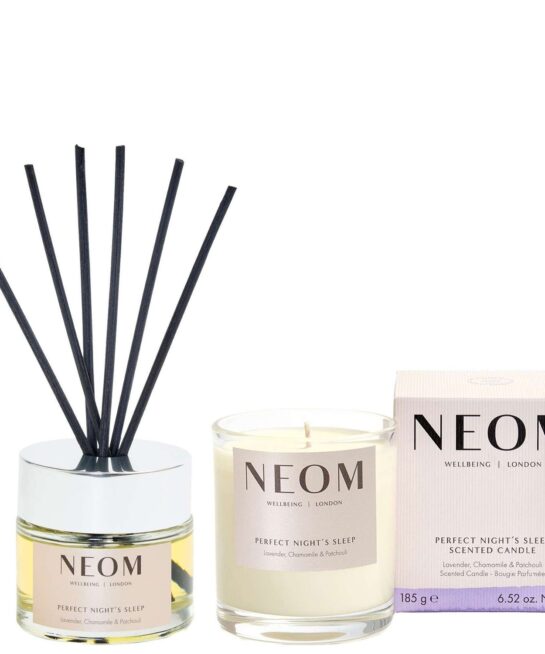 Neom Wellbeing London Perfect Night's Sleep Diffuser & 1 Wick Candle Duo