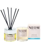 Neom Wellbeing London Complete Bliss Diffuser & 1 Wick Candle Duo