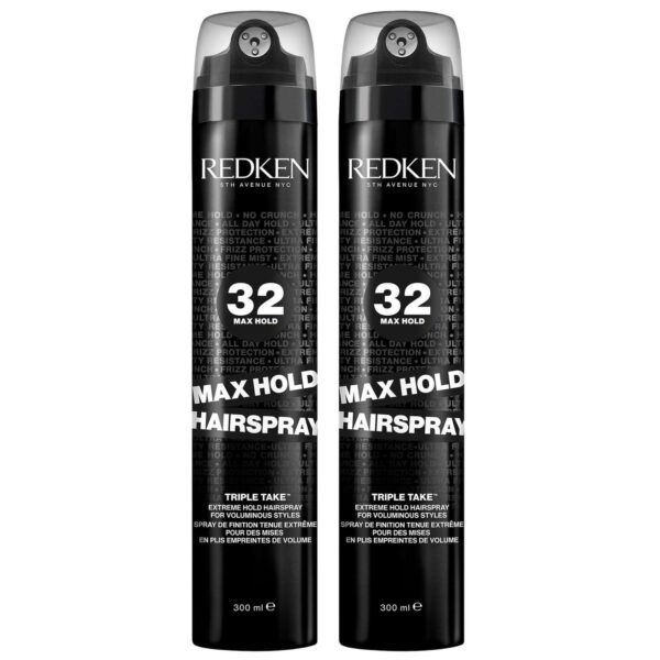 Redken Duo: Max Hold Hairspray for Extreme Hold 300ml x 2