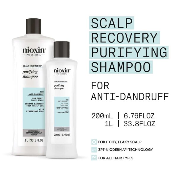 Nioxin Pro Clinical Scalp Recovery Shampoo for Itchy, Flaky, Dry Scalp 200ml — изображение 2