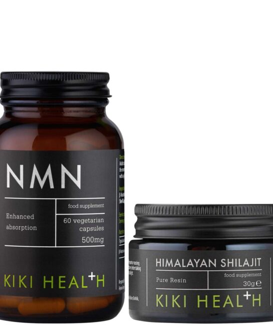 KIKI Health Duo: Immune Health Himalayan Shilajit Resin 30g, Longevity NMN 60 Vegicaps