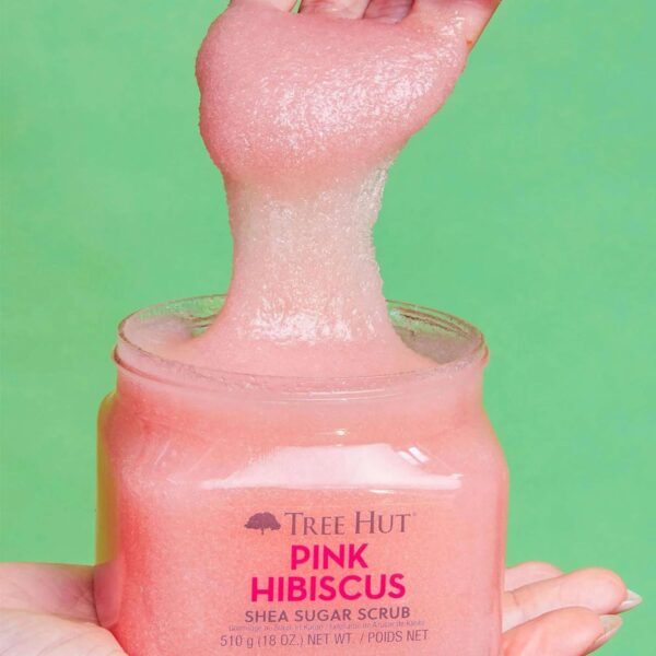 Tree Hut Body Scrubs Pink Hibiscus Shea Sugar Scrub 510g - Image 5