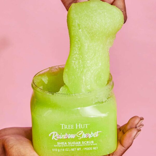 Tree Hut Body Scrubs Rainbow Sherbert Shea Sugar Scrub 510g - Image 4